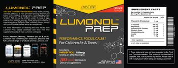 Avanse Nutraceuticals Lumonol Prep Orange Flavor - supplement