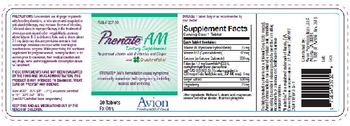 Avion Pharmaceuticals Prenate AM - supplement