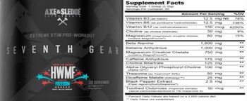 Axe & Sledge Supplements Seventh Gear - supplement