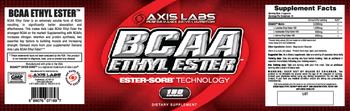 Axis Labs BCAA Ethyl Ester - supplement