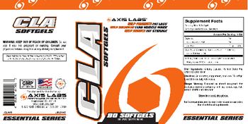Axis Labs CLA Softgels - supplement