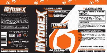 Axis Labs Myodex - supplement