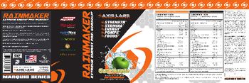 Axis Labs Rainmaker Extreme Energy Pre-Workout Sour Apple - supplement