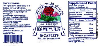 Ayush Herbs Box Welya Plus - supplement