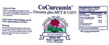 Ayush Herbs CoCurcumin Drink Mix - supplement