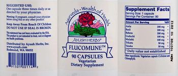 Ayush Herbs Flucomune - supplement