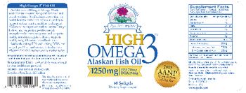 Ayush Herbs High Omega 3 Alaskan Fish Oil 1250 mg - supplement