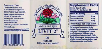 Ayush Herbs Livit 2 - supplement