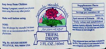 Ayush Herbs Trifal Drops - 