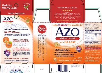 AZO Bladder Control With Go-Less - supplement