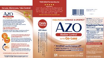 AZO Bladder Control with Go-Less - supplement