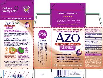 AZO Bladder Control With Go-Less & Weight Management - supplement