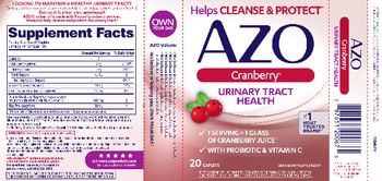 AZO Cranberry Caplets - cranberry supplement