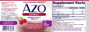 AZO Cranberry - cranberry supplement