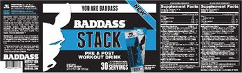 Baddass Stack Stack Pre-Workout - supplement