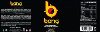 Bang Master Blaster Lemon Drop - supplement