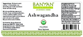 Banyan Botanicals Ashwagandha - supplement