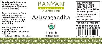 Banyan Botanicals Ashwagandha - supplement