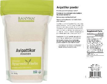Banyan Botanicals Avipattikar Powder - supplement