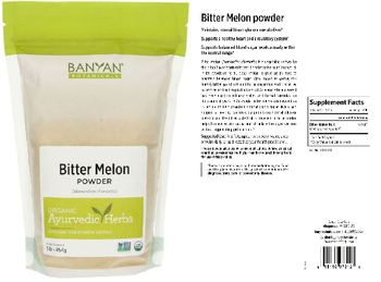 Banyan Botanicals Bitter Melon Powder - supplement