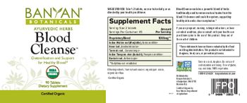 Banyan Botanicals Blood Cleanse - supplement