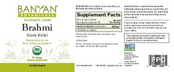 Banyan Botanicals Brahmi - supplement