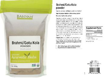 Banyan Botanicals Brahmi/Gotu Kola Powder - supplement