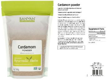 Banyan Botanicals Cardamom Powder - supplement