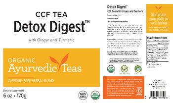 Banyan Botanicals CCF Tea Detox Digest - supplement