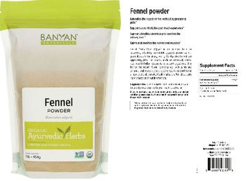 Banyan Botanicals Fennel Powder - supplement
