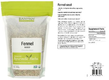 Banyan Botanicals Fennel Seed - supplement