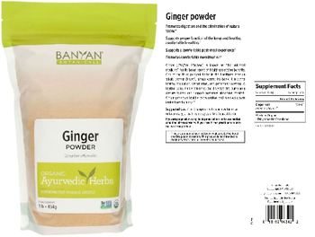 Banyan Botanicals Ginger Powder - supplement