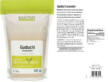 Banyan Botanicals Guduchi Powder - supplement