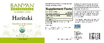 Banyan Botanicals Haritaki - supplement