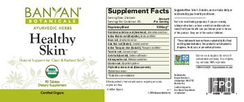 Banyan Botanicals Healthy Skin - supplement