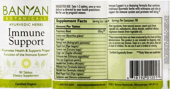 Banyan Botanicals Immune Support - supplement