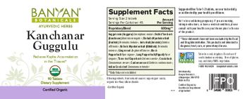 Banyan Botanicals Kanchanar Guggulu - supplement