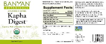 Banyan Botanicals Kapha Digest - supplement