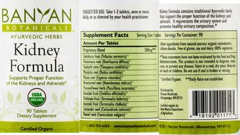 Banyan Botanicals Kidney Formula - supplement