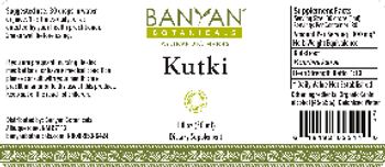 Banyan Botanicals Kutki - supplement