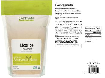 Banyan Botanicals Licorice Powder - supplement