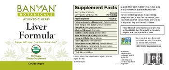 Banyan Botanicals Liver Formula - supplement