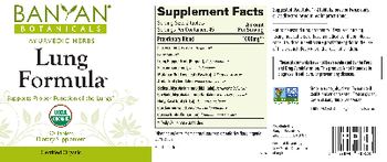 Banyan Botanicals Lung Formula - supplement