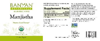 Banyan Botanicals Manjistha - supplement