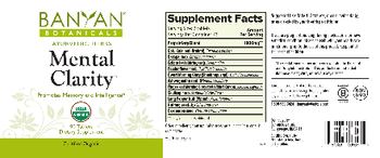 Banyan Botanicals Mental Clarity - supplement
