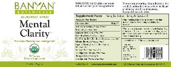 Banyan Botanicals Mental Clarity - supplement