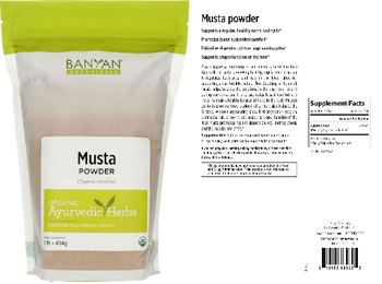 Banyan Botanicals Musta Powder - supplement