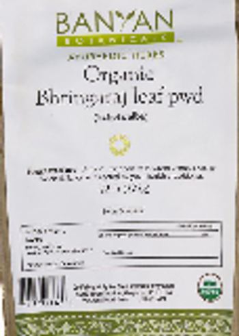 Banyan Botanicals Organic Bhringaraj Leaf Pwd - supplement