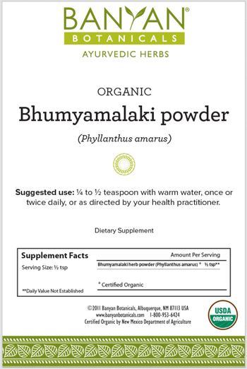 Banyan Botanicals Organic Bhumyamalaki Powder - supplement