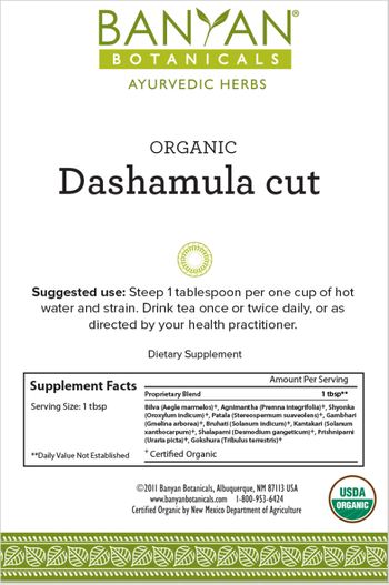 Banyan Botanicals Organic Dashamula Cut - supplement